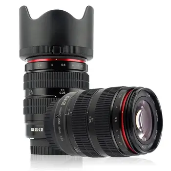 

Meike 85mm F2.8 Aperture Macro Shooting Manual Focus Lens Suitable for APS-C Full Frame SLR General Bayonet E-mount FX EF M43