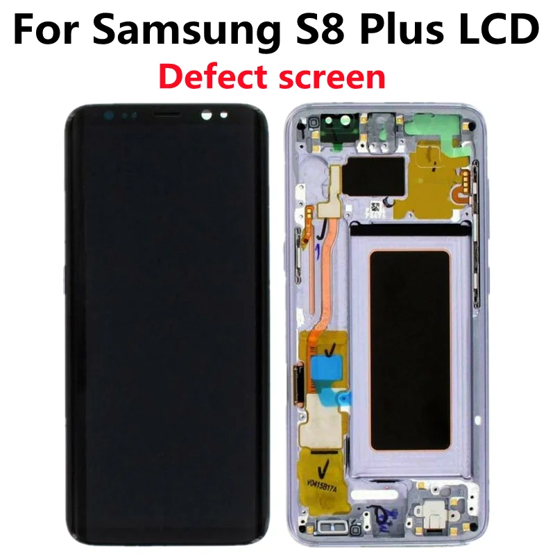 Оригинальный сенсорный экран для Samsung Galaxy S8 + LCD G955 G955U с рамкой Super Amoled Plus |