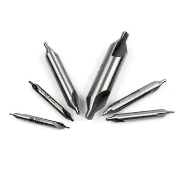 

1.0/1.5/2/2.5/3/5mm Hss Composite Center Drills Spot Drills Mill Tackle Tools