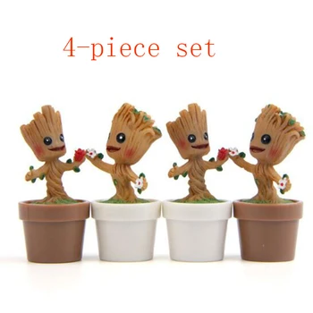 

2020 Q Version Elf Tree Man Flowerpot DIY Hand-made Micro-landscape Succulent Gardening Moss Landscaping Doll Vintage Home Decor