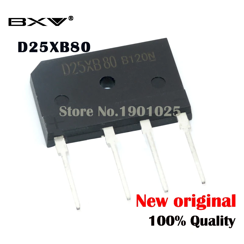 Мостовые выпрямители D25XB80 25XB80 800 в 25A 5 шт. новый оригинальный мост | Электронные