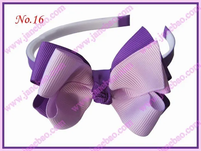 500 шт эксклюзивная повязка на голову для девочек 3-3," двухцветная двойная заколка для волос с бантом