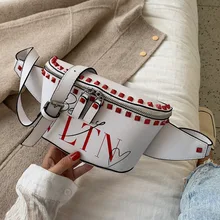 Новинка, женская сумка на грудь, роскошные сумки, женские сумки, дизайнерские, популярные, модные, с заклепками, поясная сумка