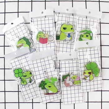 

Keychain Man Key Chain Bags Game Travel Frog Women Key Ring Chain for Pants Pendant Kids Key Holder Jewellery Acrylic Breloczek