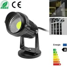 Уличный светодиодный светильник для газона 5 Вт монолитный блок светодиодов для газона свет в саду двора патио светильник для дорожки лампа с Спайком двойного использования US Plug AC 85-265V