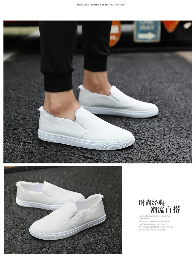 breathable men canvas shoes casual