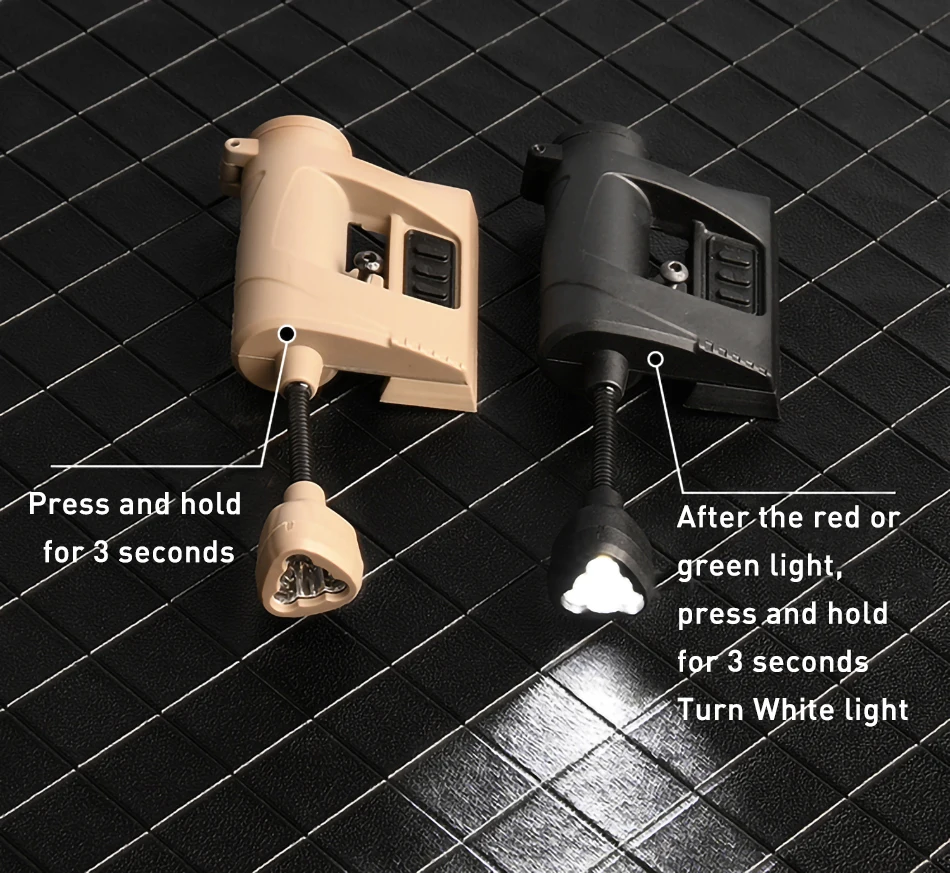 Tarefa, Airsoft Farol com Rail Mount