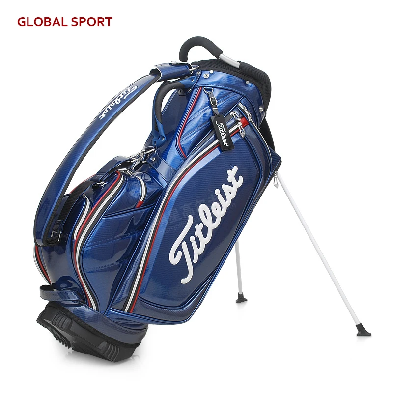 Абсолютно новая сумка для гольфа, белый/черный/синий цвета, стандартный стеллаж для гольфа, водонепроницаемая сумка - Цвет: Blue