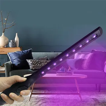 

Portable Handheld UV Disinfection Lamp UV Sterilization Lamp Rechargeable Home Fast Anti-Virus Purple Light Disinfection Stick