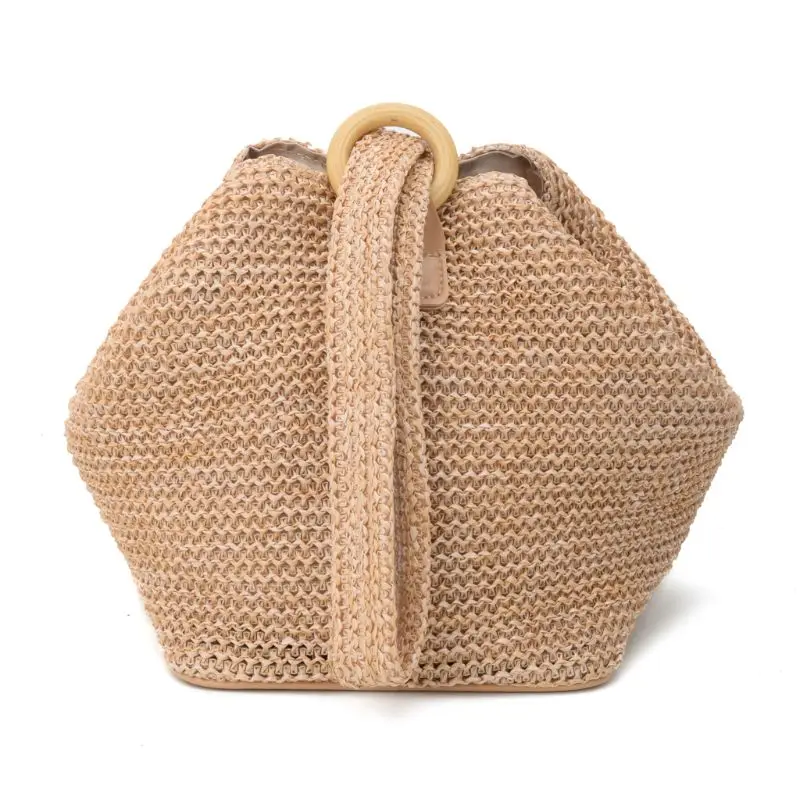 Straw Crochet Clutch Bag Fashion Bags Wrist Evening Purse Bag Summer