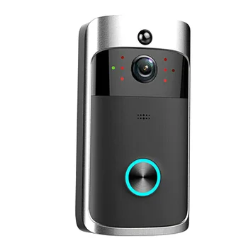

WiFi Smart Video Doorbell HD Security Camera Wireless Intercom PIR Wide-Angle for Home DQ-Drop