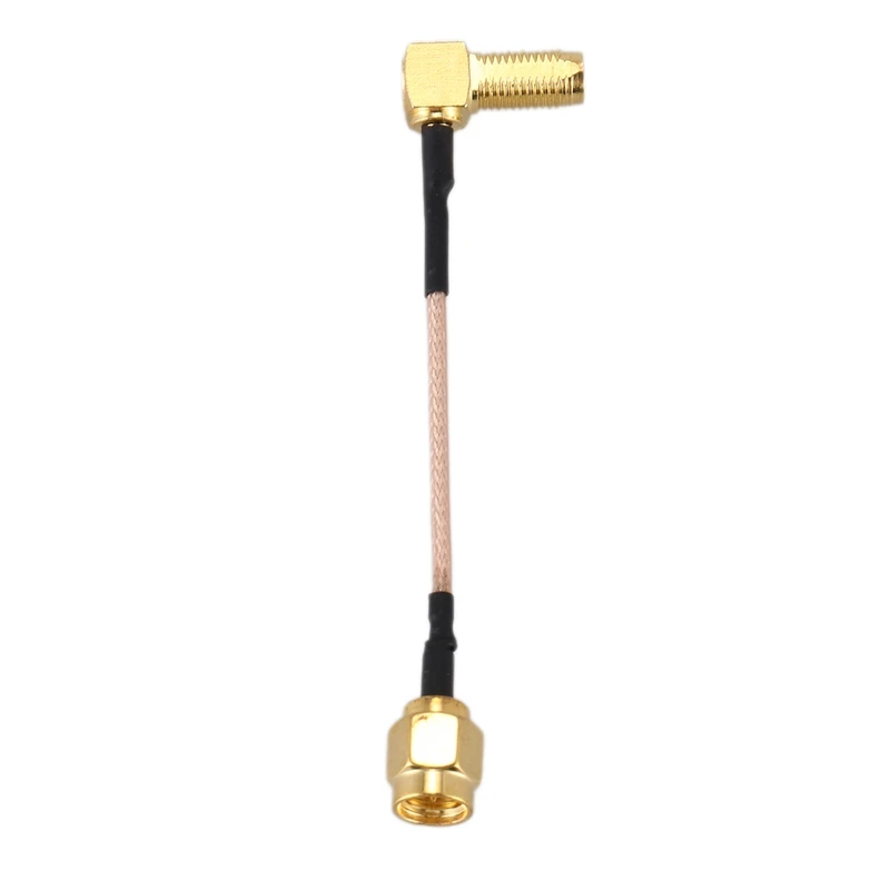 NEW-5cm Mini SMA штекер на внутренний разъем SMA штекер под прямым углом Wifi провод удлинительного кабеля
