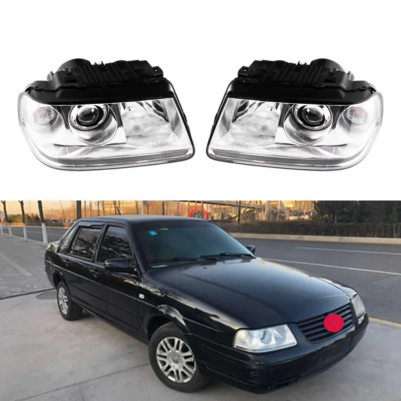 Для Volkswagen Santana 3000 фара в сборе 2004-2010 галогенная оригинальный прозрачный абажур
