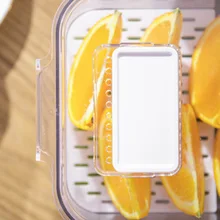 Контейнер для хранения горячих продуктов, пластиковые контейнеры для пищевых продуктов, двухслойный морозильник, холодильник, безопасный, сохраняет свежесть, XJS789