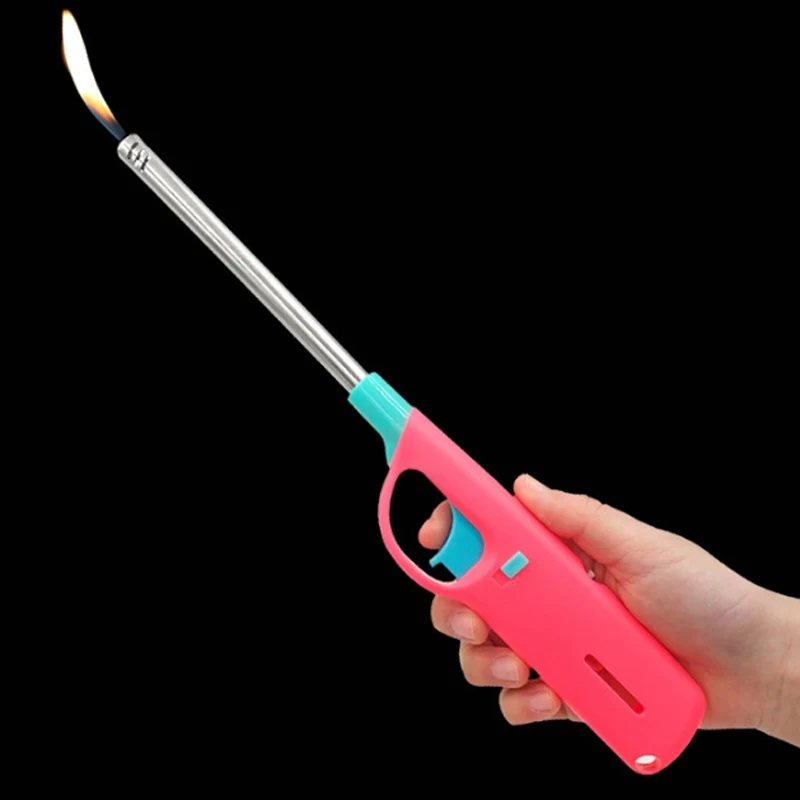 Butane Lighter Candle Multi-purpose for Kitchen Fireplace Pilot Light BBQ Stove Gas Color Randomly | Дом и сад