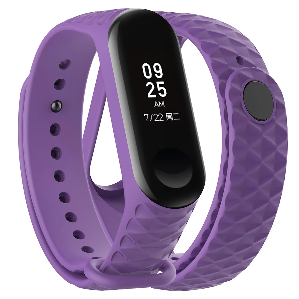 Силиконовый ремешок для mi Band 4 3, сменный Браслет для Xiaomi mi Band 3, ремешок на запястье для Xiaomi mi Band 4, спортивный ремешок