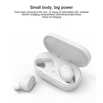 

Wireless TWS 5.0 Bluetooth Earphones 3D Stereo Hearphones Earbuds Headset for Andorid Ios fone de ouvido with Dual Mic