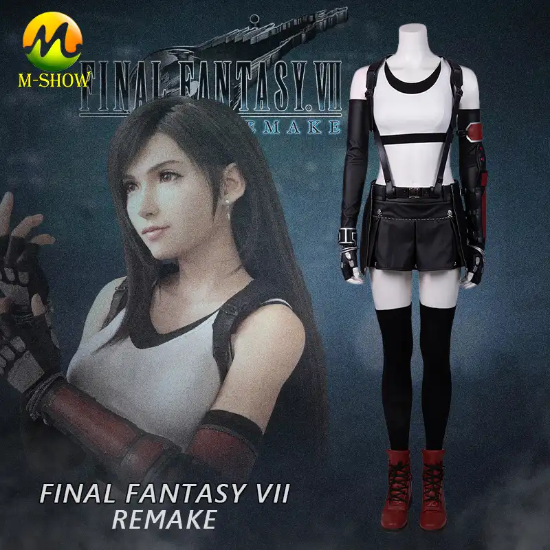 Final Fantasy Vii Remake Tifa Lockhart Cosplay Costume Women Halloween 