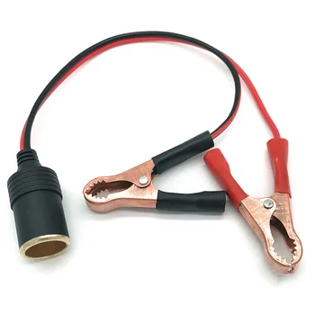 

Safe Guaranteed Clip-On Crocodile Wire Red Black Extension Good Compatibility Length Easy Heat Resistant Material Portable Power