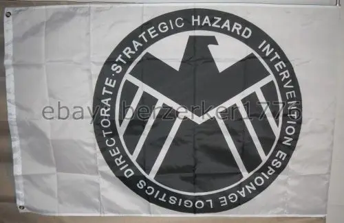 3ft x 5ft3 x5ft S.H.I.E.L.D. С рисунком в виде флага и баннер, флаг из полиэстера Размеры 150*90 см