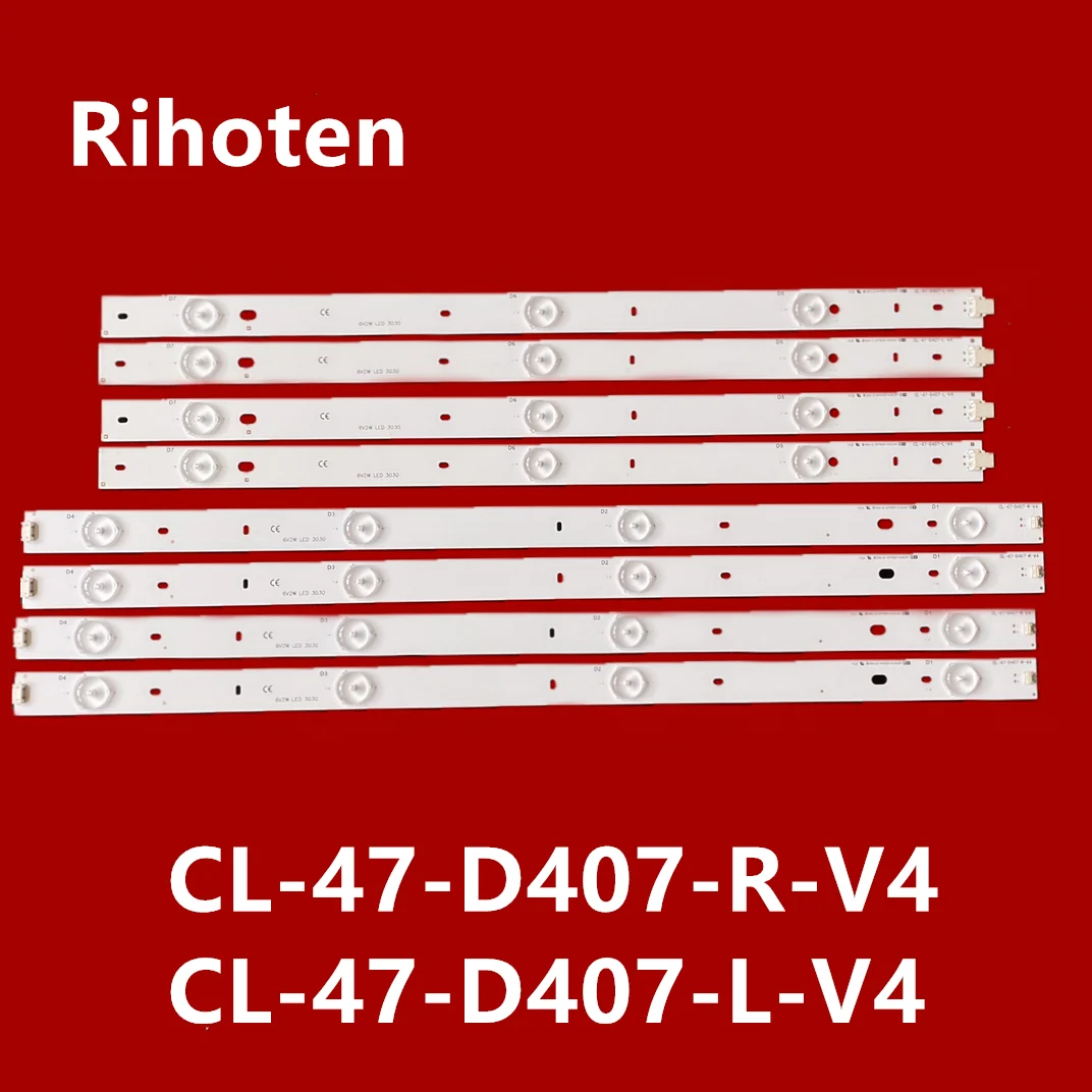 100 комплектов светодиодный ных лент R + L для лампочек фотолампы 47PFL5708/F7 47PFG4109/78