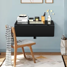 Raum Saver Klapp Wand Montiert Drop-Blatt Tisch Hohe Qualität Dreieckige Holz Halterung Multifunktionale Wohnzimmer Seite Tische