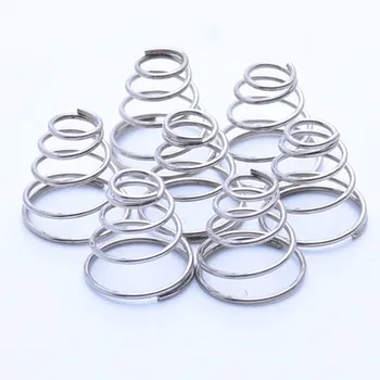 

2pcs wire diameter 1mm tower springs conical compression spring stainless steel
