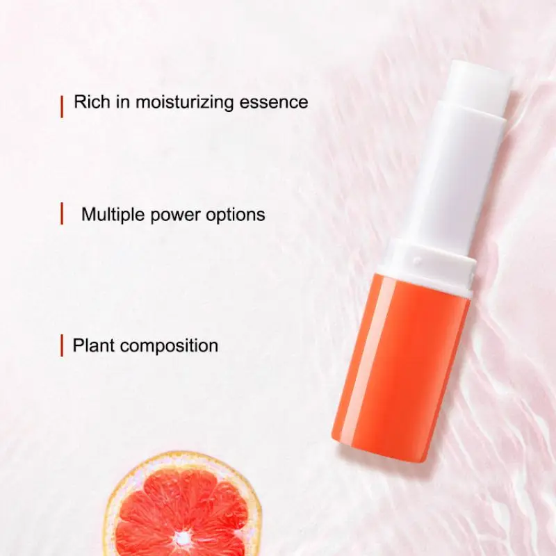 4 Blood Orange Lip Balm Hydrating Smooth Lip Lines Brighten Lip Color Anti-drying Anti-crack Lip Care Unisex Lip balm