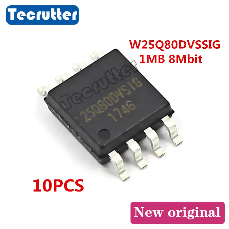 10 шт. W25Q80DVSSIG 25Q80DVSIG 1 Мб 8 Мбит 25Q80 W25Q80DV w25q80bvcome новая версия вспышки | Электроника
