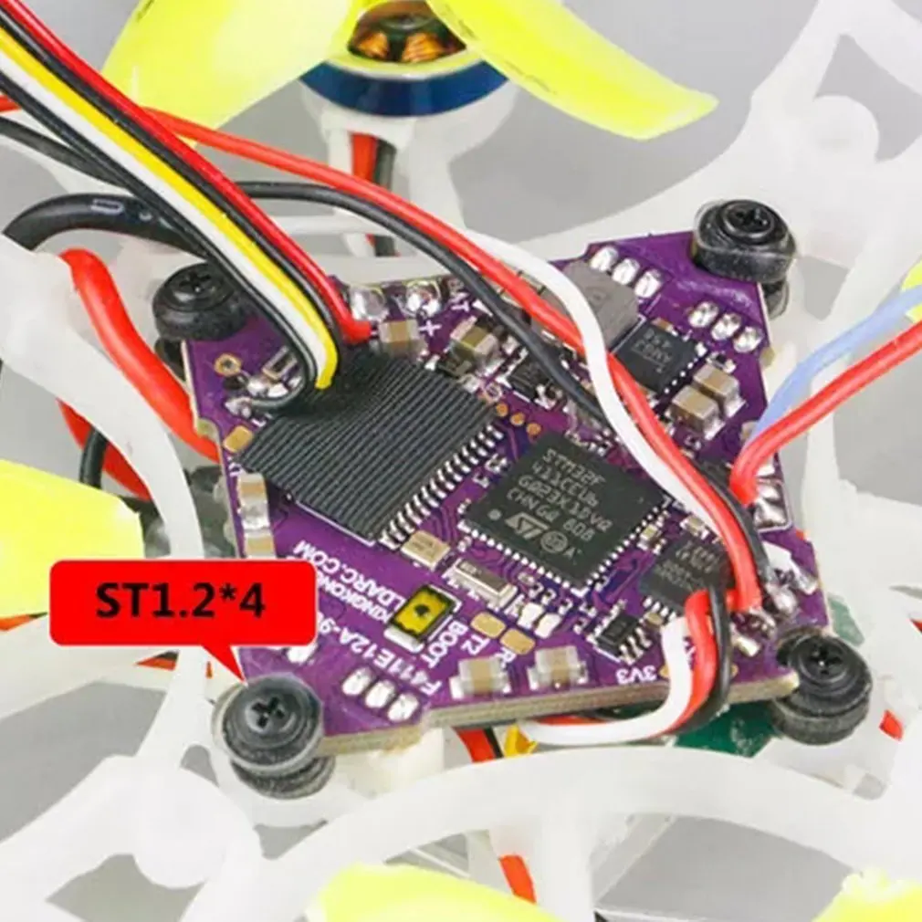 F411E12A F4 OSD Контроллер полета AIO BEC Датчик тока и 12A BL_S 2-4S 4в1 ESC для Beta85X Mobula7 FPV гоночный Дрон