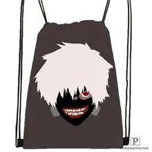 На заказ kaneki_by_sephnir походная сумка на шнурке милый рюкзак для детей(черная спинка) 31x40 см#20180611-02-89