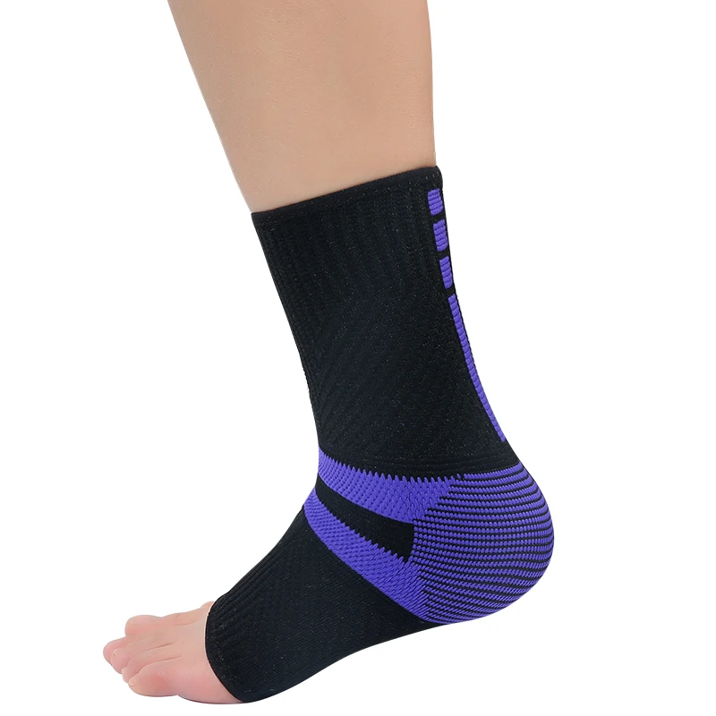 Veidoorn 1 шт. профессиональная поддержка лодыжки защита ног лодыжки бандаж рукав для спорта бег - Цвет: Фиолетовый