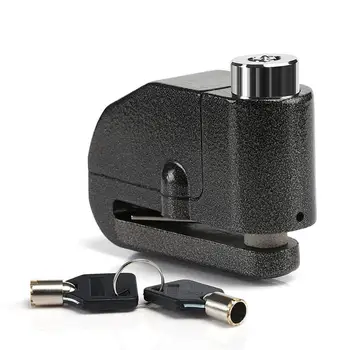 

120Db Aluminum Alloy Disc Brake Motorcycle Lock Loud Alarm Security Warning Security Anti theft Brake Rotor Accessories