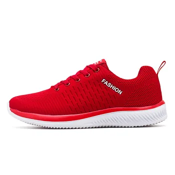 

Spring and summer new men's running shoes men's fly-woven mesh large size sports shoes breathable men's tide shoes