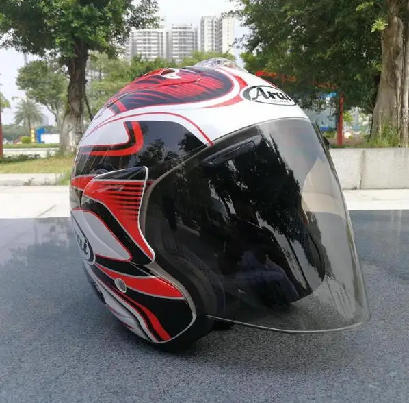 Мотоциклетный шлем с полуоткрытым лицом для мужчин и женщин Casco винтажный мотороллер шлем ретро-шлемы Pare Moto Cascos Para