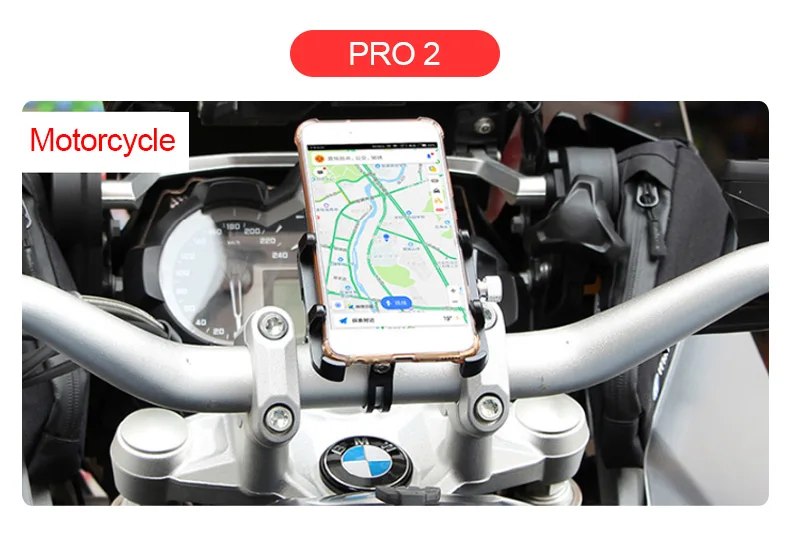 GUB велосипед GPS держатель для мобильного телефона кронштейн для телефона Поддержка спорта Велоспорт велосипед Алюминиевый сплав держатель 55-100 мм регулируемый