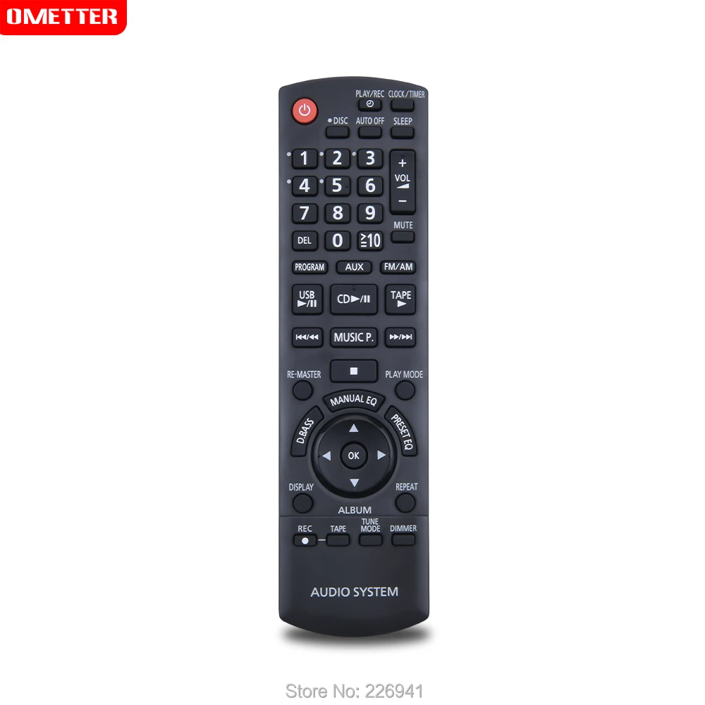 Controle Remoto para Panasonic Compact cd Stereo Audio System Sa-pm24ga-k Sa-pm24gn-k Sa-pm24pn-k Sc-pm5 Sc-pm24 N2qayb000387 - Image 3