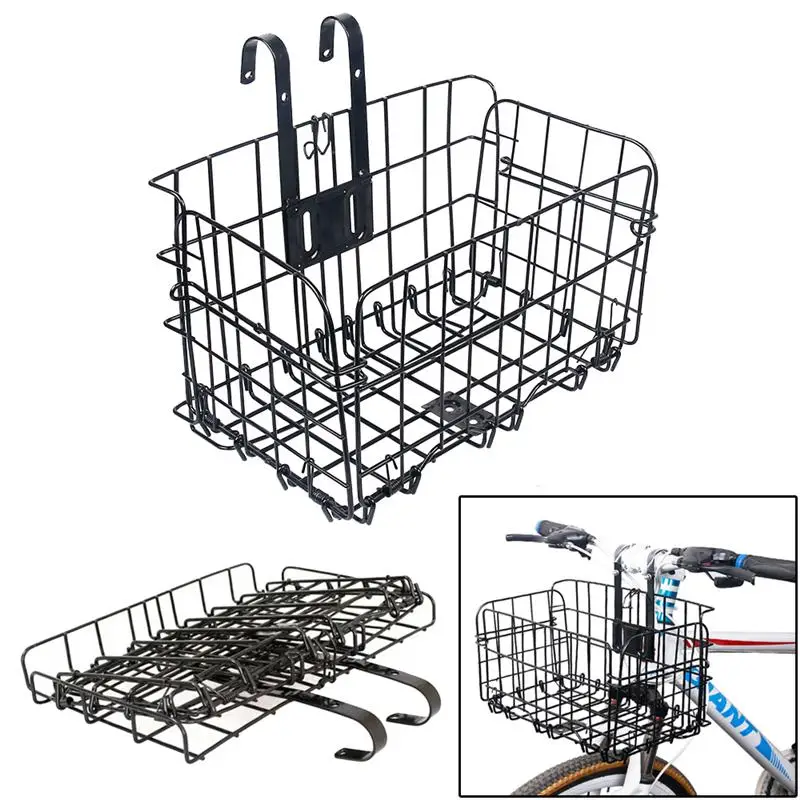 folding metal basket