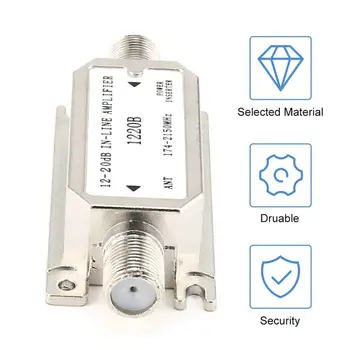 

New 12-20dB In-line Amplifier(satellite slope line amplifier)(1220B) amplifier works with all satellite Hot Sale