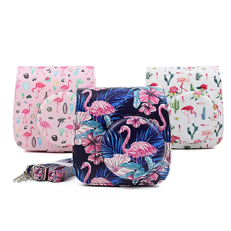 

2020 Polaroid Camera Bag Shoulder Camera Protective Case Colorful Cute Printing Digital Camera Holster Photography Bag Storage