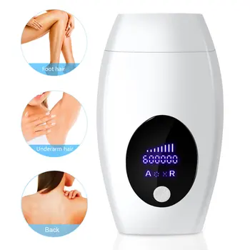 

600000 flash professional permanent IPL Laser Depilator LCD laser hair removal Photoepilator women painless hair remover machine