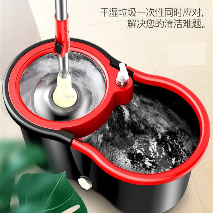 

Household Rotating Type Throw Do Mop Barrel Automatic Avoid Hand Wash To Mop The Floor Mop Dehydration One Towing Net Dawdler