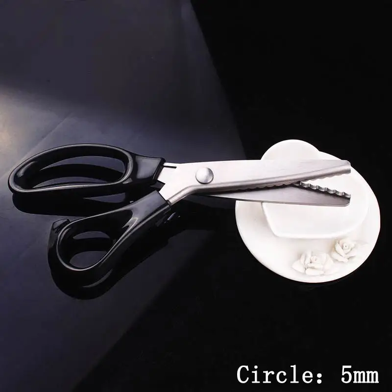 Ножницы для ткани из нержавеющей стали Zig Zag Scissor высокое качество портняжные ножницы для кожи острый инструмент ручной работы винтажные ножницы