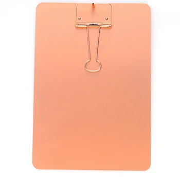 

Metal Clipboard Writing Pad File Folders Document Holder School Stationery Gifts Writing Supplies