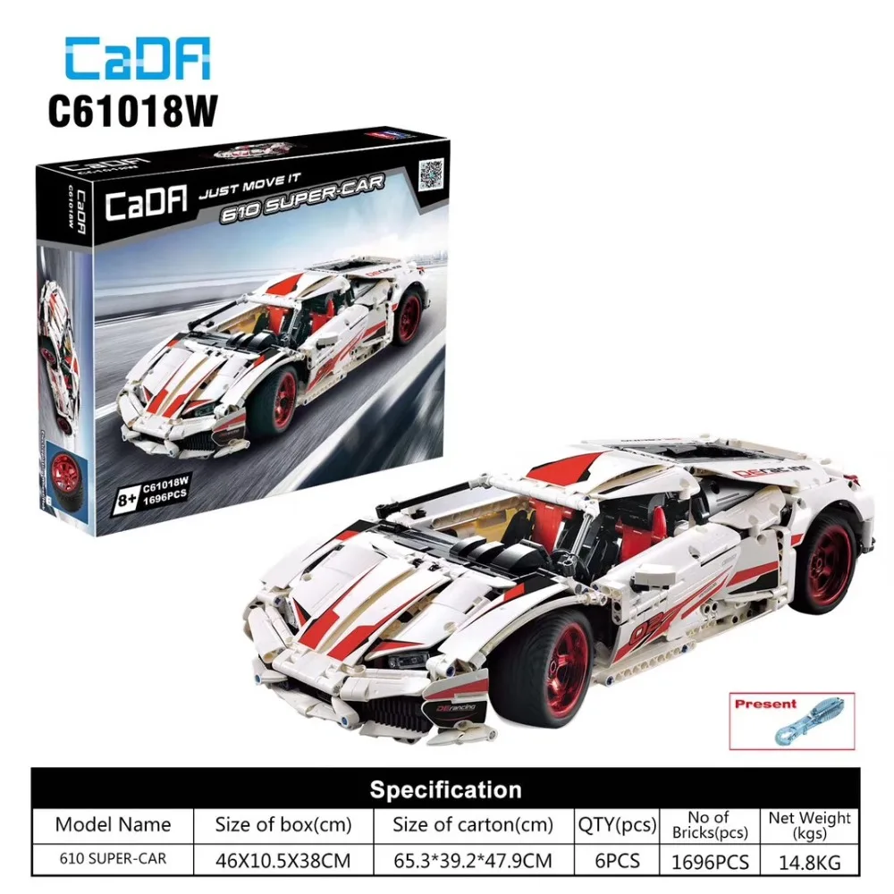 2019-NEW-CADA-C61018-610-Technology-racing-sueper-car-Compatible-with-Iego-Assemble-building-blocks-Model