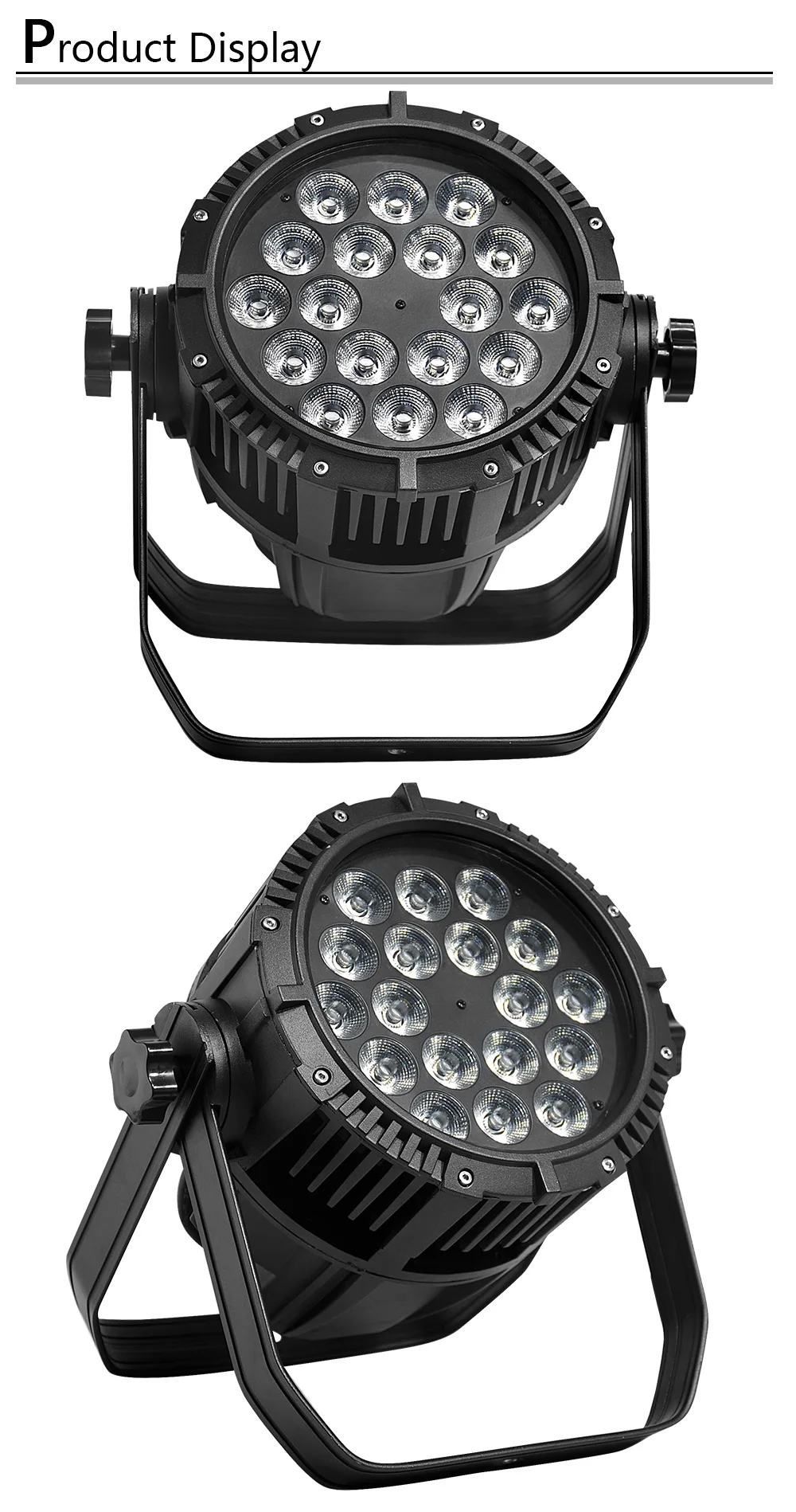 waterproof par led light 18x15W outdoor stage light dmx dj light waterproof IP65 stage Outdoor lighting(2pcs/lot
