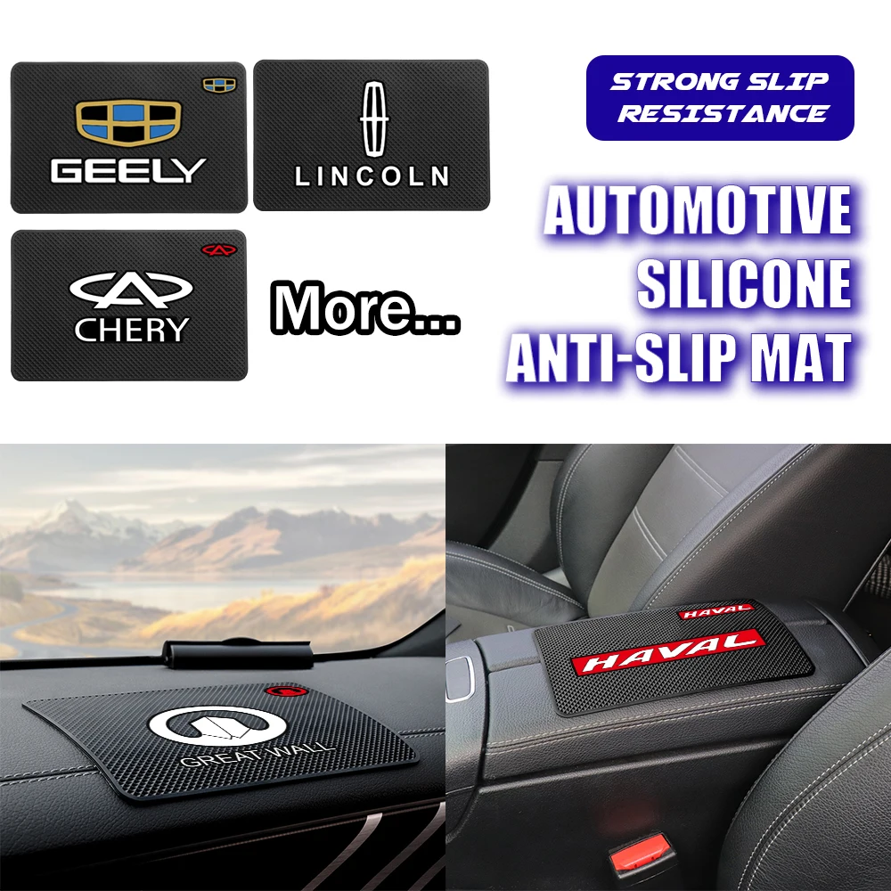 Car Non Slip Mat Interior Dashboard Silicagel Anti-Slip Sticky Pad for Suzuki Baleno Grand Vitara Swift Samurai SX4 Jimny IGNIS |