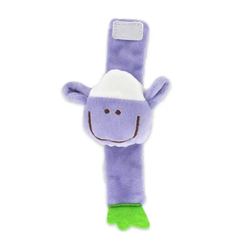 

14 CM Baby Lovely Plush Socks Bell Cute Lamb Shaped Hand Bell Toy Colorful Wrap Around Stroller Baby Toy