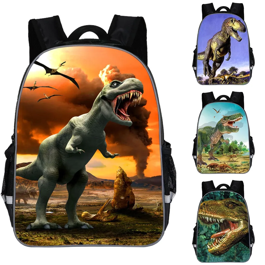 Детский Школьный рюкзак с динозавром г., детский Модный милый рюкзак с рисунком динозавра для мальчиков, плечевой рюкзак сумки