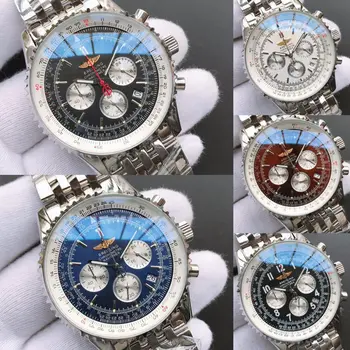 

Breitling- new watch men's skeleton automatic mechanical AAA watch gold skeleton retro men's women watch men's watch 12